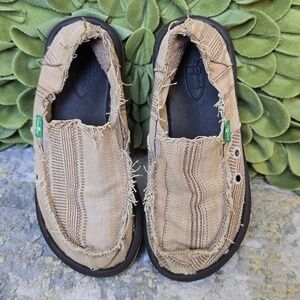 Sanuk Sidewalk Surfer Kids Slip Ons